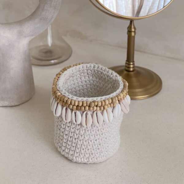 koszyczek na biżuterie muszelki