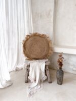 poduszka z rafii okrągła