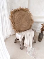 poszewka z rafii okragla