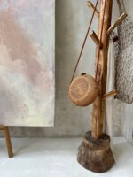 torebka rattanowa okrągła