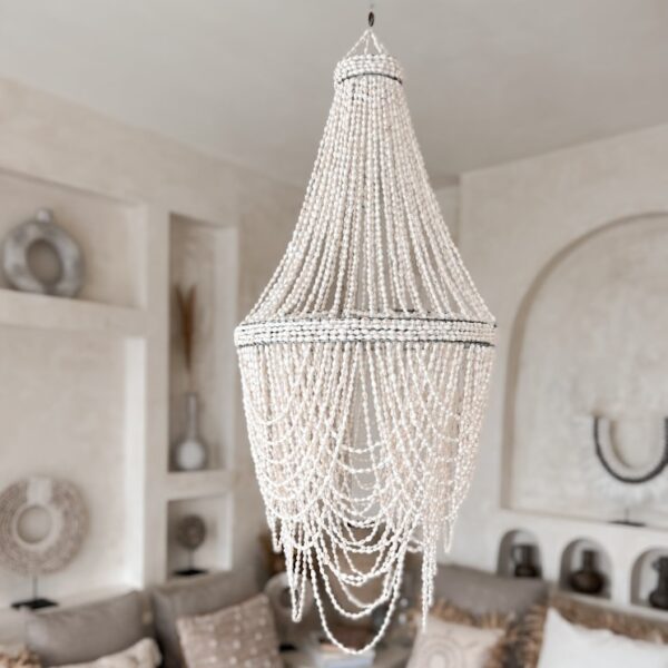 elegancki żyrandol do sypialni boho