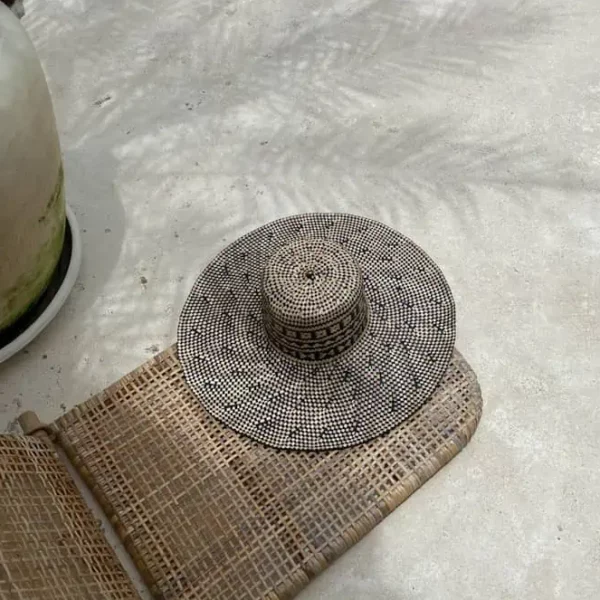 kapelusz pleciony plażowy