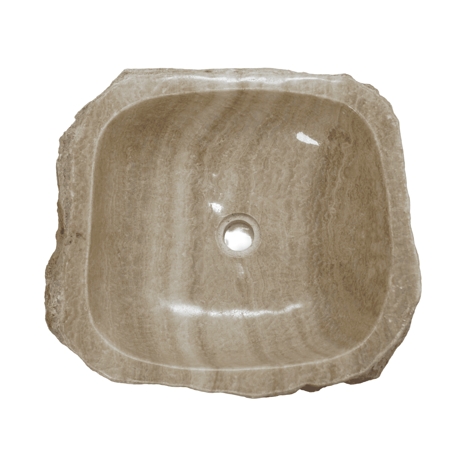 pixelcut-export Stone Countertop Sink – Onyx #215 | 51x44x15 - Image 1