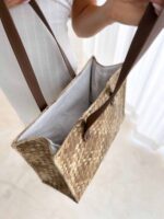 torebka shoperka w pepitkę