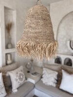 lampa boho z frędzlami