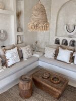 abażur boho z frędzlami