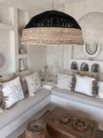 klosz boho rattanowy 80cm