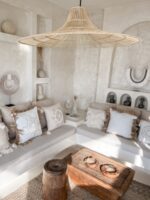 klosz rattanowy boho