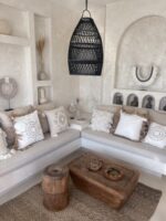 klosz rattanowy czarny