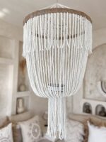 żyrandol z koralików boho