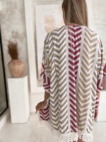 chusta boho tunika plażowa z frędzlami