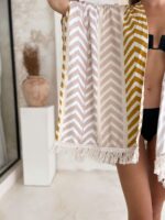 Boho Beach Cover-Up LINE Cream - Image 5