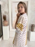 tunika boho z frędzlami kolorowa