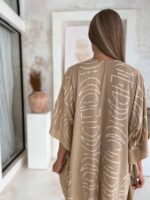 narzutka plażowa boho z frędzlami