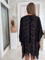 narzutka plażowa chusta plażowa boho