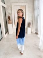 na wesele długa niebieska sukienka