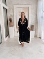 Boho Maxi Beach Cover-Up MIA Black - Image 4