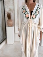 tunika plażowa haftowana