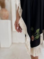 Boho Short Beach Cover-Up MIA Black - Image 6