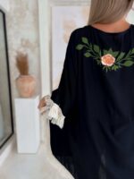 boho narzutka plażowa frędzle