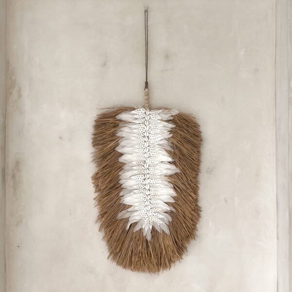 dekoracja scienna z muszli