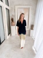 luźna długa sukienka