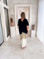 luźna długa sukienka przewiewna