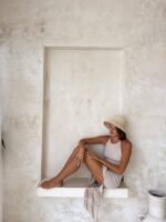 kapelusz jasny rybacki słomiany