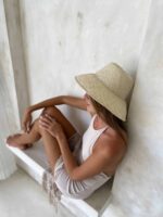 kapelusz bucket słomkowy