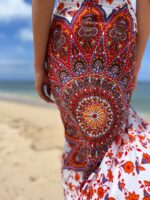 chusta na strój kąpielowy pareo