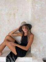 kapelusz w kratkę pepitka