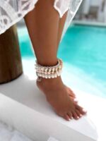 bransoletka z muszelek boho