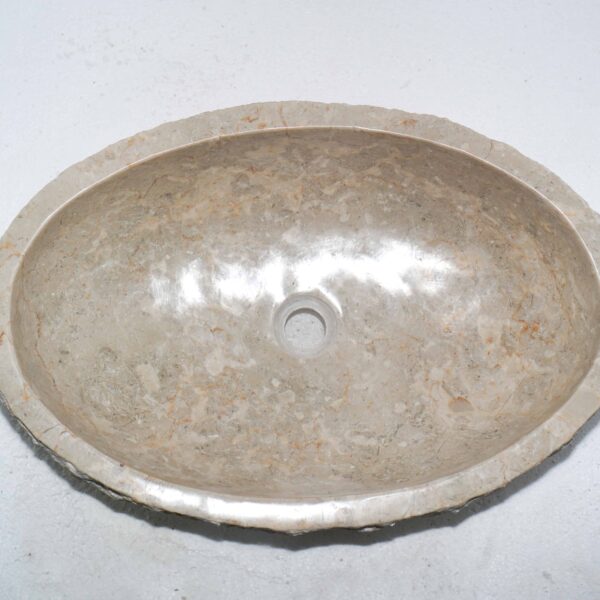 umywalka kamienna owalna marmur