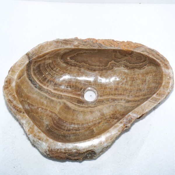 umywalka onyksowa nablatowa kamienna