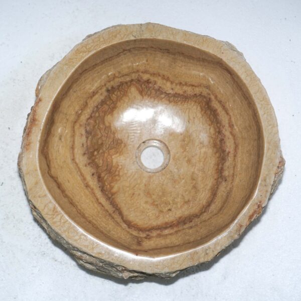 umywalka okrągła nablatowa z kamienia