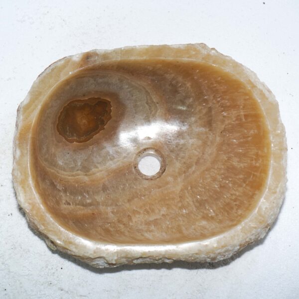 umywalka kamienna nablatowa z onyksu