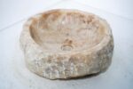 umywalka okrągła nablatowa kamienna