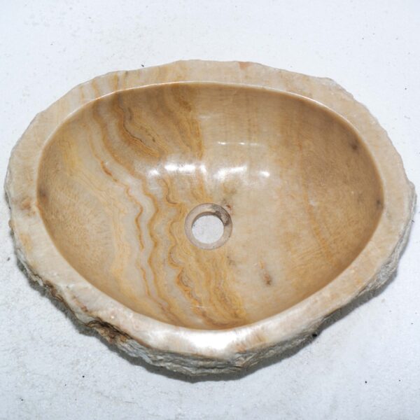 umywalka z onyksu kamienna