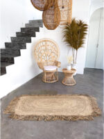 Raffia Boho Rug Ambal Rectangle1
